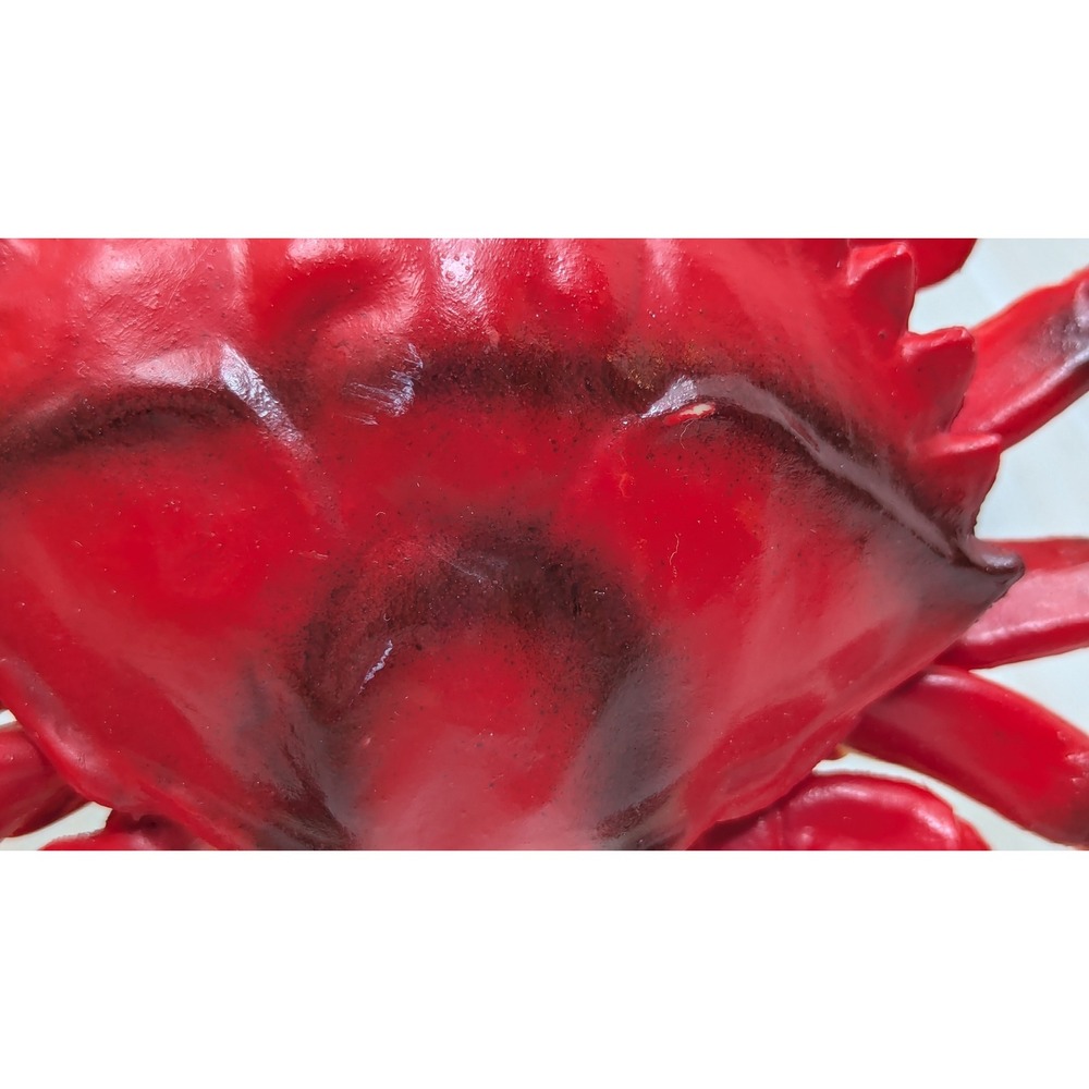 Hui Zhou‎ Fun Stuff Crab Toy Figure Red Nautical Marine Life Animal Decor - Picture 5 of 7
